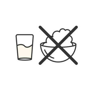 絶食のイラスト